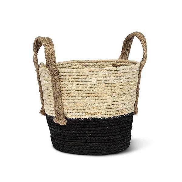 Small Basket with Jute Handles