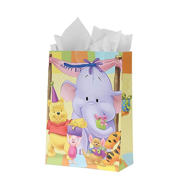 Sac cadeau grand format Winnie and friends