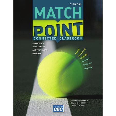 Workbook - Match Point - 2nd Edition with Interactive Activities + Short Stories - English as a Second Language - Secondary 4