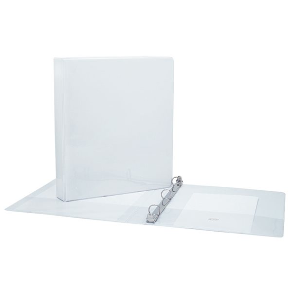 D-Ring Presentation Binder - 1 in - White