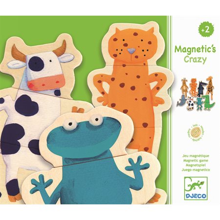 8 Pieces - Magnetic’s Crazy Wooden Puzzle