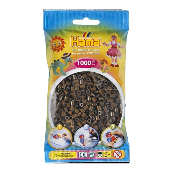 Perles Hama Sac de 1000 - Brun