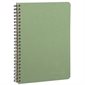 Cahier de notes ligné avec marge à reliure spirale Age Bag - 14 x 9,5 cm - Vert