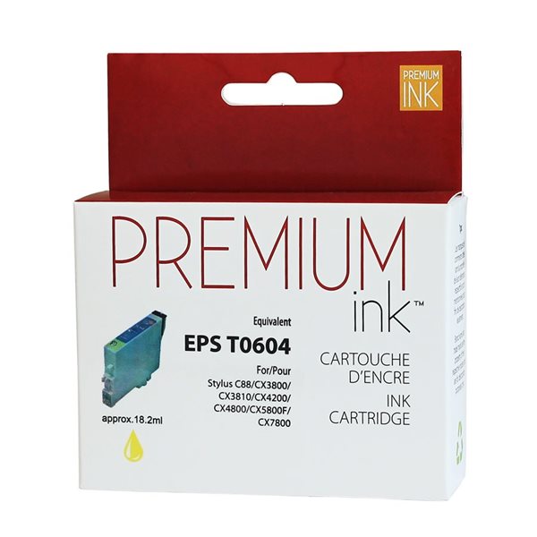 Cartouche jet d’encre compatible Epson T060420 - Jaune