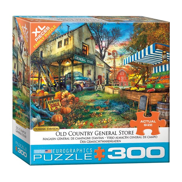 300 XL Pieces – Old Country General Store Jigsaw Puzzle