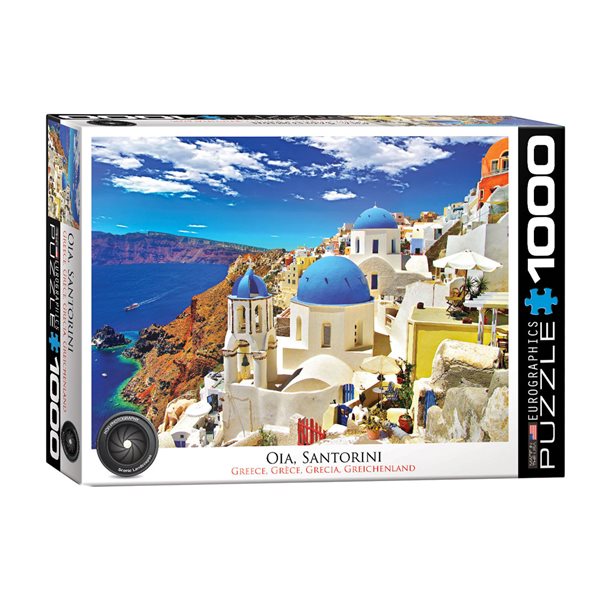 Casse-tête de 1000 morceaux Oia Santorini