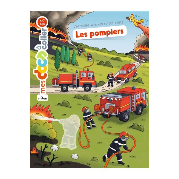 Les pompiers: autocollants