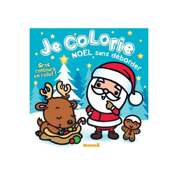 Je colorie Noël sans déborder