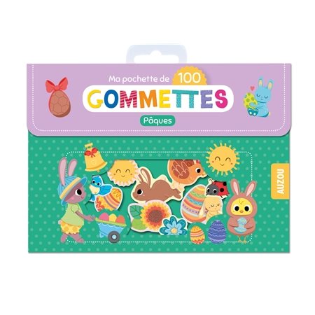 Pâques : ma pochette de 100 gommettes