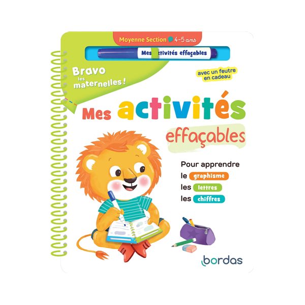 Bravo les maternelles ! mes activités effacables 4-5 ans