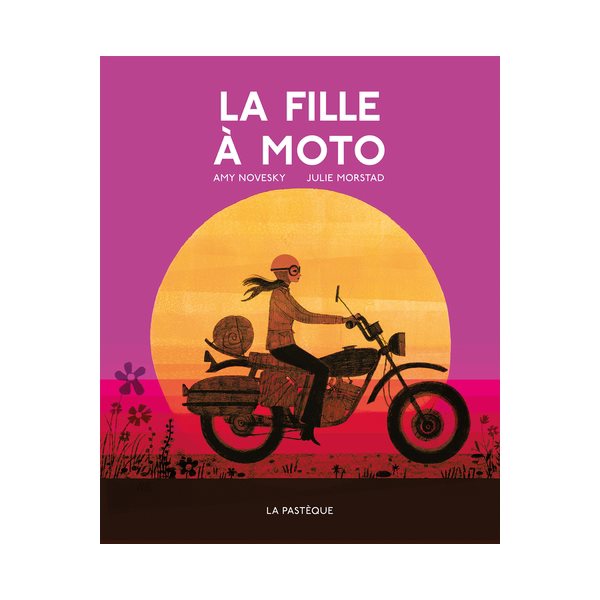 La fille à moto