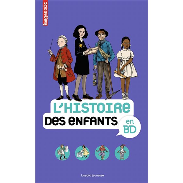 L'histoire des enfants en BD