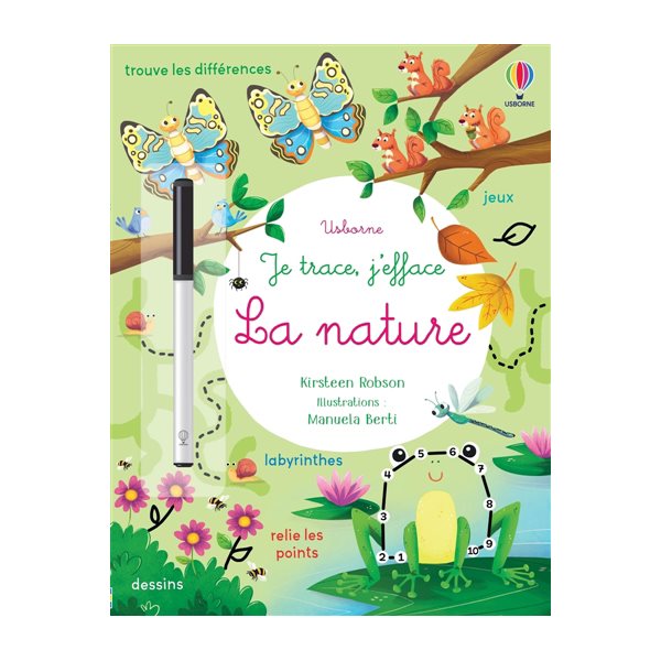 La nature : Je trace, j'efface