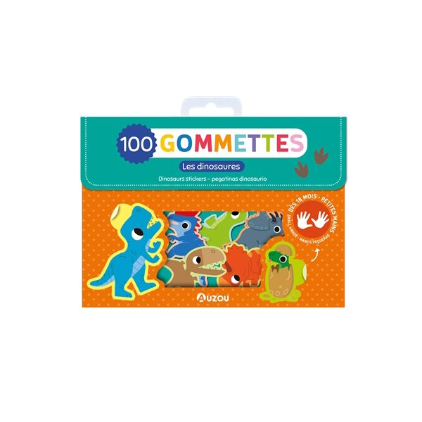 Les dinosaures : 100 gommettes