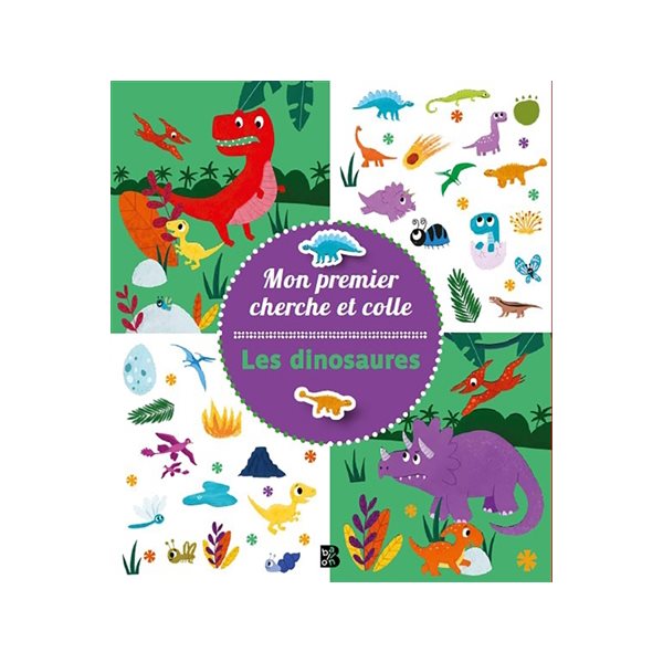 Mon premier cherche et colle : Les dinosaures