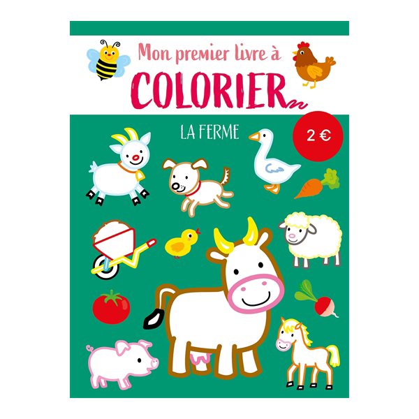 La ferme, Mon premier livre à colorier