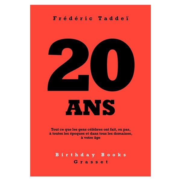 20 ans : tout ce que les gens célèbres ont fait, ou pas, à toutes les époques et dans tous les domaines, à votre âge