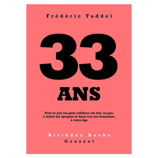 33 ans : tout ce que les gens célèbres ont fait, ou pas, à toutes les époques et dans tous les domaines, à votre âge