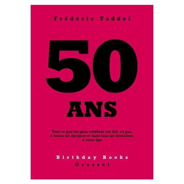 50 ans : tout ce que les gens célèbres ont fait, ou pas, à toutes les époques et dans tous les domaines, à votre âge