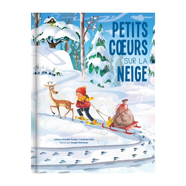 Petits coeurs sur la neige