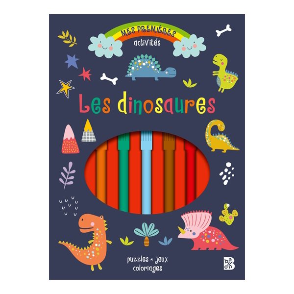 Les dinosaures : puzzles, jeux, coloriages, Mes premières activités